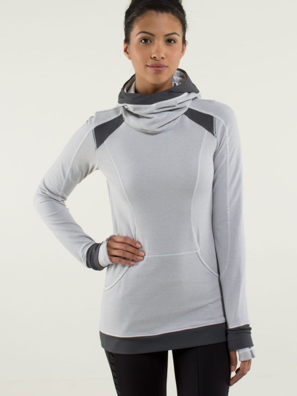 Lululemon Base Runner Hoodie Wee Stripe — Size 8